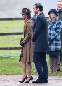 Pippa Middleton and James Matthews at the Sandringham Church