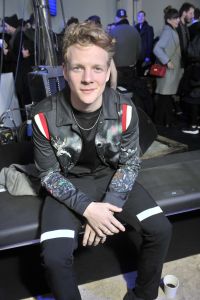 Patrick Gibson in the front rowLanvin show, Autumn Winter 2017, Paris Fashion Week Men's, France - 22 Jan 2017