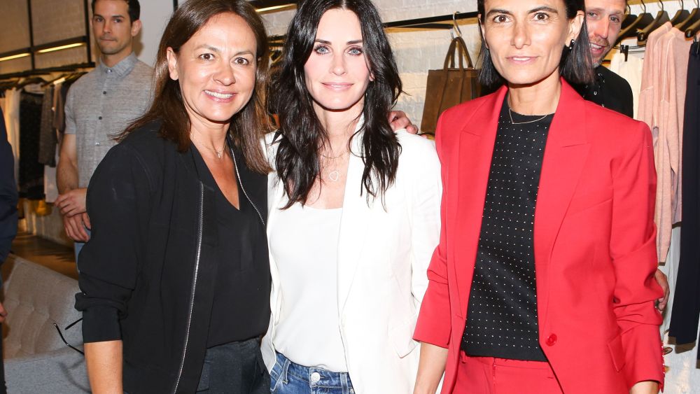 Marjan Malakpour, Courteney Cox, Maryam Malakpour NewbarK Theory Launch event, Los Angeles, USA - 04 May 2017