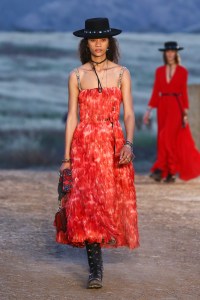 Model on the catwalkDior Cruise Collection 2018 show, Runway, Los Angeles, USA - 11 May 2017