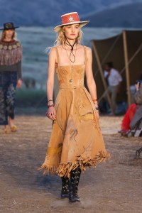 Model on the catwalkDior Cruise Collection 2018 show, Runway, Los Angeles, USA - 11 May 2017