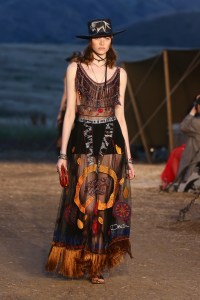 Model on the catwalk Dior Cruise Collection 2018 show, Runway, Los Angeles, USA - 11 May 2017