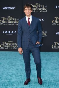 Brenton Thwaites'Pirates of the Caribbean: Dead Men Tell No Tales' film premiere, Arrivals, Los Angeles, USA - 18 May 2017