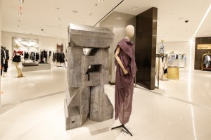 Rick Owens gown and totem.