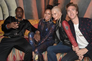 Sean 'Diddy' Combs, Cassie, Poppy Delevingne and James Cook