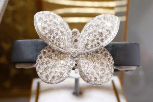 Graff's "Princess Butterfly" bracelet with secret watch, $150,000