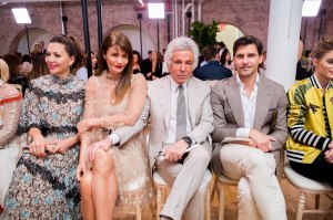 Maggie Gyllenhaai, Helena Christensen, Giancarlo Giammetti & Johannes Huebl.