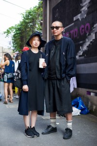 Street style at Shanghai’s Central Studios' annual fair day