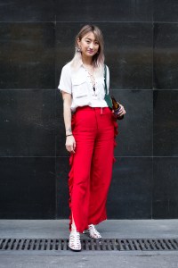Street style at Shanghai’s Central Studios' annual fair day