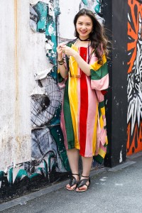 Street style at Shanghai’s Central Studios' annual fair day