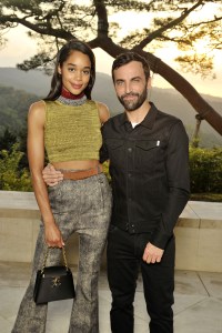 Laura Harrier and Nicolas GhesquiereLouis Vuitton Cruise 2018 show at the Miho Museum, Kyoto, Japan - 14 May 2017