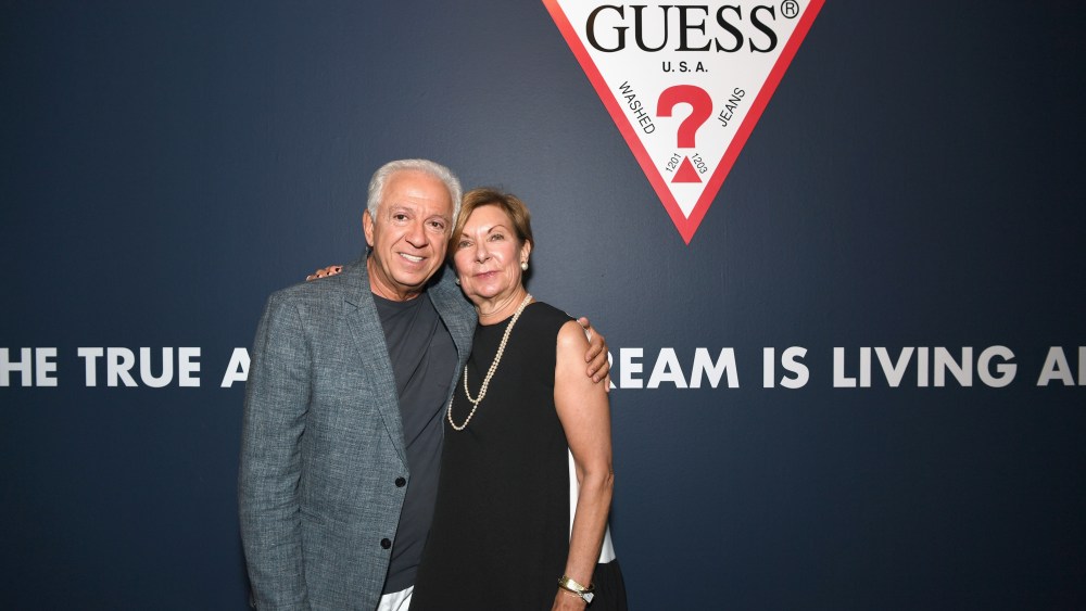 Paul Marciano and FIDM vice president of education Barbara Bundy