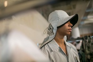 Backstage at Astrid Andersen Men's Spring 2018