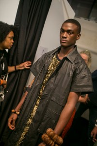 Backstage at Astrid Andersen Men's Spring 2018
