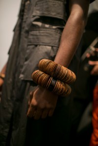 Backstage at Astrid Andersen Men's Spring 2018
