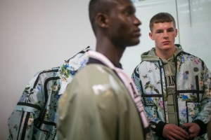 Backstage at Astrid Andersen Men's Spring 2018
