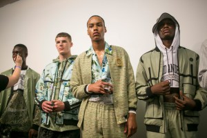 Backstage at Astrid Andersen Men's Spring 2018