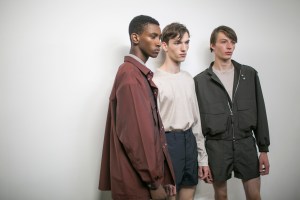 Backstage at E. Tautz Men's Spring 2018