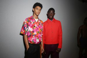 Backstage at AMI Alexandre Mattiussi Men's Spring 2018