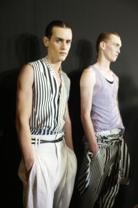 Backstage at Haider Ackermann Men's Spring 2018