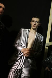 Backstage at Haider Ackermann Men's Spring 2018