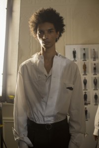 Backstage at OAMC Men's Spring 2018