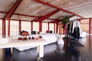 The Céline pop-up shop at Maxfield.