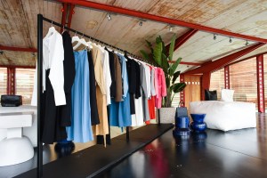 The Céline pop-up shop at Maxfield.