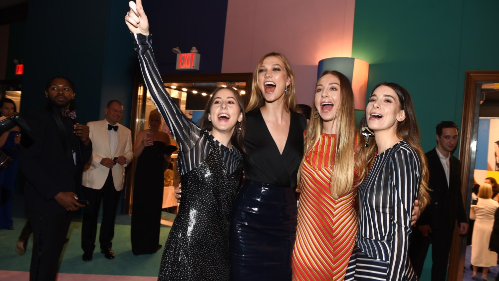 CFDA Awards 2017: Haim with Karlie Kloss