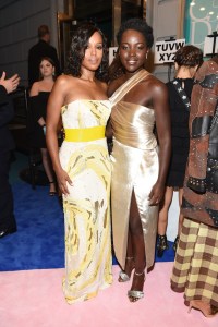 Kerry Washington in Prabal Gurung and Lupita Nyong'o