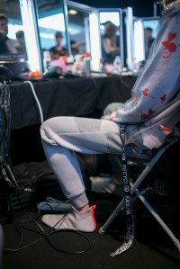 Backstage at Christopher Raeburn Men's Spring 2018