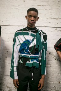 Backstage at Craig Green Men's Spring 2018