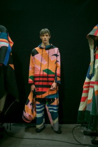 Backstage at Craig Green Men's Spring 2018