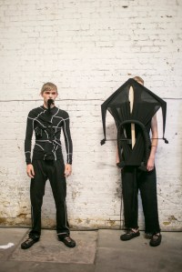 Backstage at Craig Green Men's Spring 2018