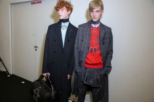 Backstage at Dior Homme Men's Spring 2018