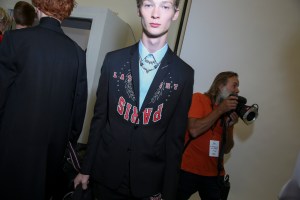 Backstage at Dior Homme Men's Spring 2018