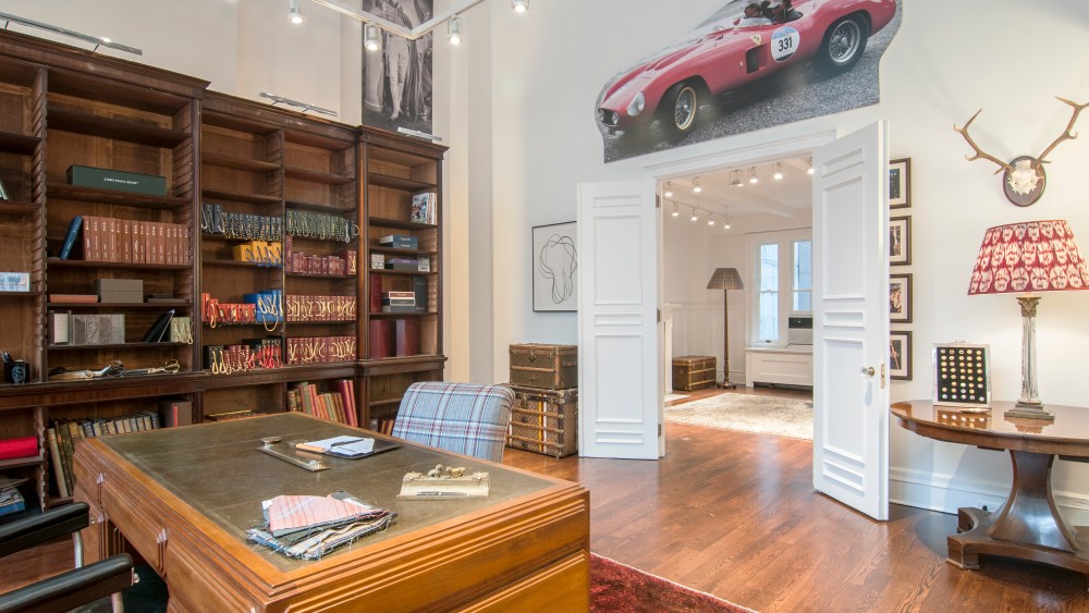 The new space is designed to look like a London home.