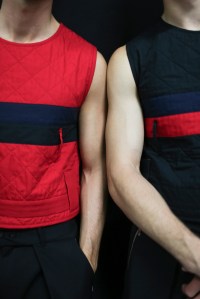 Backstage at Emporio Armani Men's Spring 2018