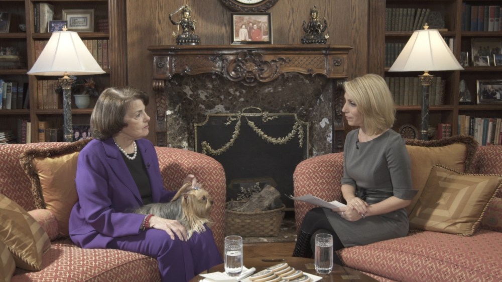 CNN's Dana Bash with Sen. Dianne Feinstein.
