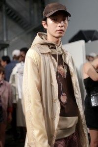 Backstage at Fendi Men's Spring 2018