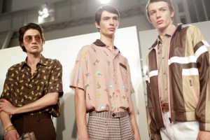 Backstage at Fendi Men's Spring 2018