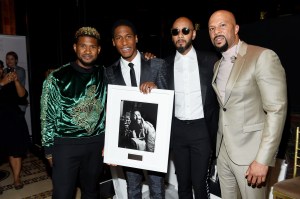 Usher, Jon Batiste, Kaseem 'Swizz Beatz' Dean, Common