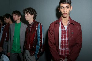 Backstage at Hermès Men's Spring 2018