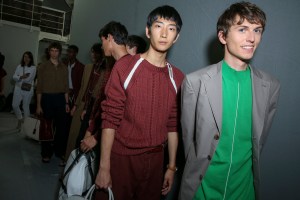 Backstage at Hermès Men's Spring 2018
