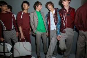 Backstage at Hermès Men's Spring 2018