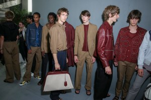 Backstage at Hermès Men's Spring 2018