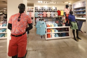 A casual approach in Penney's menswear.