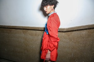 Backstage at Kenzo Men's Spring 2018