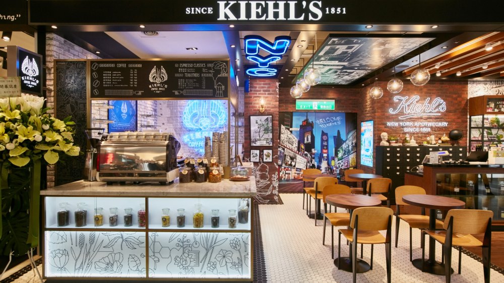 Kiehl's cafe in Taipei, Taiwan.