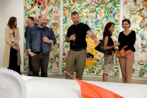 The scene at the exhibit.